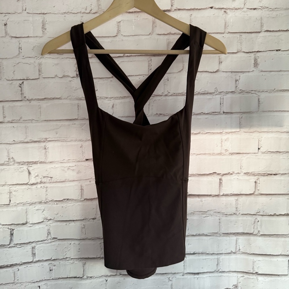 Brown Activewear Tank